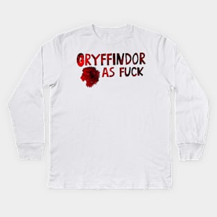 Gryfin AF Red House Kids Long Sleeve T-Shirt